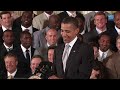 President Obama Welcomes the New Orleans Saints