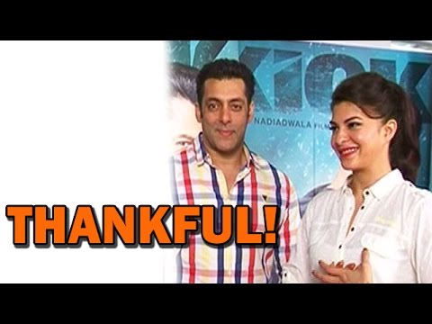 Salman Khan and Jacqueline Fernandez thanking their fans! - EXCLUSIVE INTERVIEW!