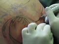 gontran seconde séance tattoo par laurent, chez calypso