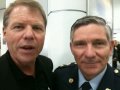Dr. Jerry Anderson with General Perez from the Columbian Air Force
