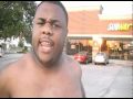 Black Man Angry at Subway