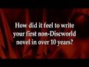 Terry Pratchett talks about how he began writing Nation, where the ideas came from and what obstacles he encountered while writing the story.