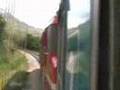 Train ride from Koper to Ljubljana, Slovenia