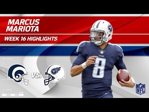 Video: Marcus Mariota Highlights | Rams vs. Titans | NFL Wk 16 Player Highlights