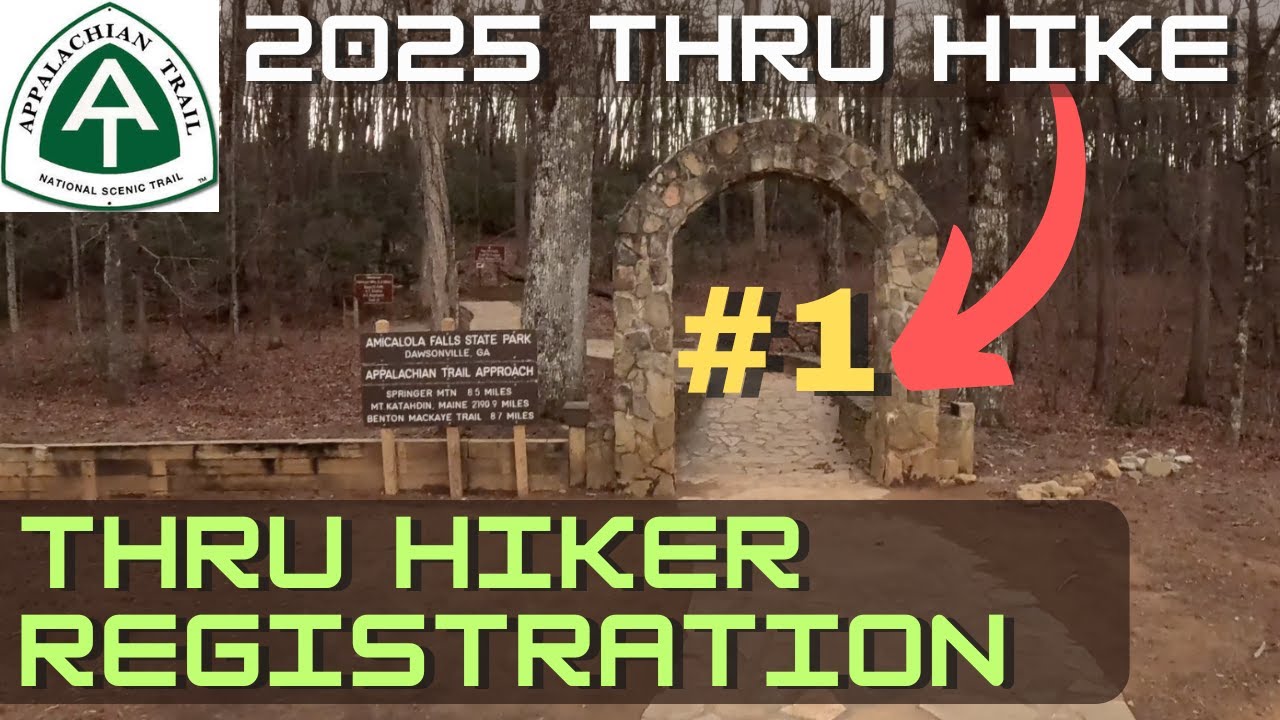 2025 Appalachian Trail Thru Hike Registration #1 Amicalola Falls Shuttle To Springer