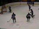rams warm up for game 4 MJAHL Final Series