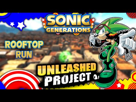 Sonic Generations - Unleashed Project Rooftop Run as Scourge the Hedgehog!