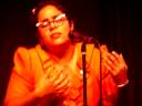La Marisoul of La Santa Cecilia sings Chicle at Pasadena City College December 6, 2008 ******** Band Members La Marisoul:Vocals Gloria Estrada: Guitar Jose Carlos: Requinto, Accordion Alex Bendana: Bass Hugo Vargas: Drums Miguel Ramirez: Percussion