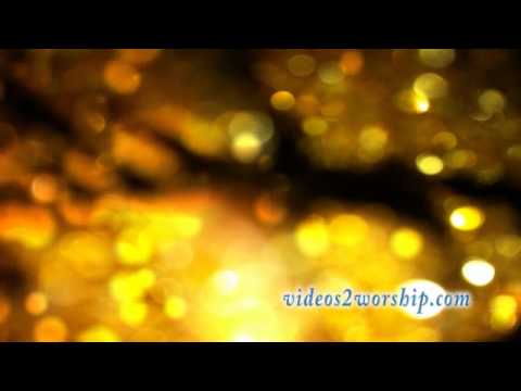Glowing Gold Particles Loop