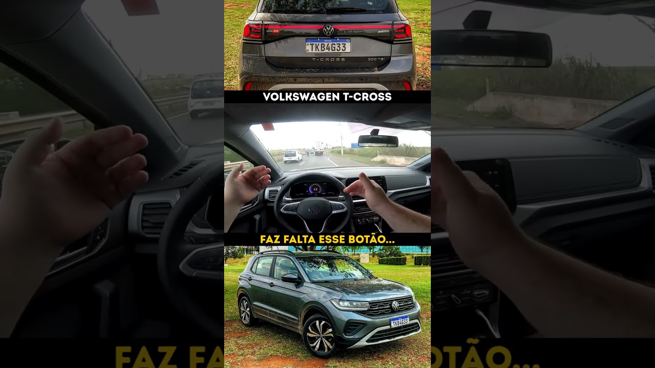 Detalhe simples, mas que sinto falta nessas centrais mais nova é a falta de botão de volume. #tcross