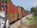 CSX DoubleStack Freight Train - Savannah,Georgia