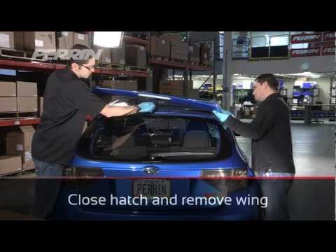PERRIN Wing Riser Install 2008+ Subaru WRX & STI Hatch