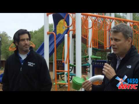 The formal dedication of a new playground at Windmill Island Gardens in Holland, MI on May 11, 2013.
