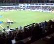 Lillestrom supporters sing the club song