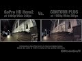NEW GoPro HDHero2 Unboxing - youtu.be OVERCAST TEST (1080p) - youtu.be 60fps in 720p - youtu.be GoPro Hero2 - FOV, Wide, Medium & Narrow Settings Comparison. - youtu.be New Canon Rebel T3i / EOS 600D Unboxing Review - youtu.be Canon Rebel T3i Day Time Shooting Test - youtu.be This was a test between the Contour Plus and the GoPro HD Hero2. I shot this footage to see which camera shoots better in a low light situation. This was shot Downtown Barrie Ontario on a cold winters night. I think the GoPro HD Hero2 was the winner in this low light test. Although the Contour held onto the colors better in some of the scenes. Ken Domik KBDProductionsTV YouTube - www.youtube.com Twitter - twitter.com FaceBook - www.facebook.com Google+ - plus.google.com Music by Kevin MacLeod incompetech.com I have a Creative Commons License with Kevin MacLeod and have the rights to use the music in this video. Creative Commons License for Kevin MacLeod, Link... creativecommons.org GoPro cameras are used by more professional athletes, sports filmmakers and core enthusiasts than any other camera in the world. The HD HERO2: Outdoor Edition is the most advanced GoPro camera yet. Wearable and gear mountable, waterproof to 197′ (60m), capable of capturing professional full 170º wide angle 1080p video and 11 megapixel photos at a rate of 10 photos per second, the HD HERO2 is the world's most versatile camera. Whether your goal is to capture a great day out with friends or you're gunning for the cover of a <b>...</b>