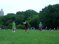 freestyle frisbee at Central Park, NYC