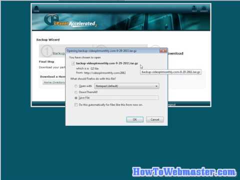 how to recover cpanel username and password
