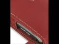 videos de Leather Case for BlackBerry Storm 9500/Storm 9530 - Flip Type (Red)