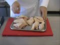 Cutting up a chicken for Sauté Part 2 of 2 Cutting up a chicken for Sauté Part 2 of 2