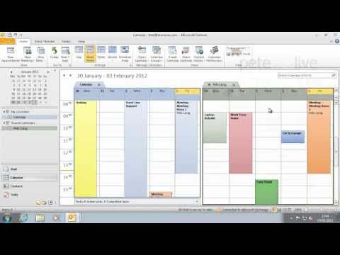 how to provide calendar access in outlook 2010