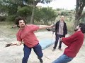 Ensayo con espadas de los actores y especialistas de espada de la Asociacion alicantina de esgrima medieval.