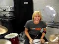 Kasey Brohard playing set back in the day