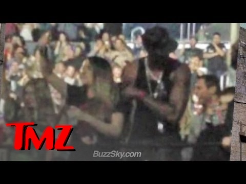 Lamar Odom With Khloe Kardashian at Kanye West Concert