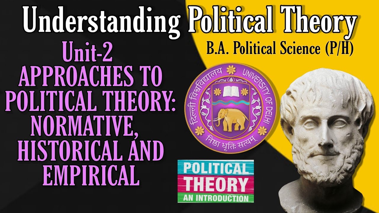 Unit-2APPROACHES TO POLITICAL THEORY: NORMATIVE, HISTORICAL AND EMPIRICAL For DU SOL/NCWEB/REGULAR