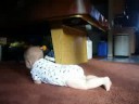 Jacob dragging himself around the house.