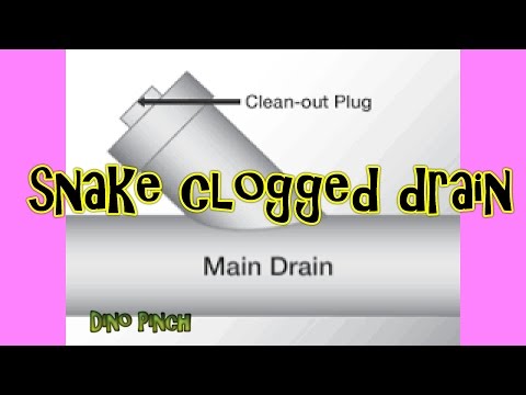 how to drain clogged sink