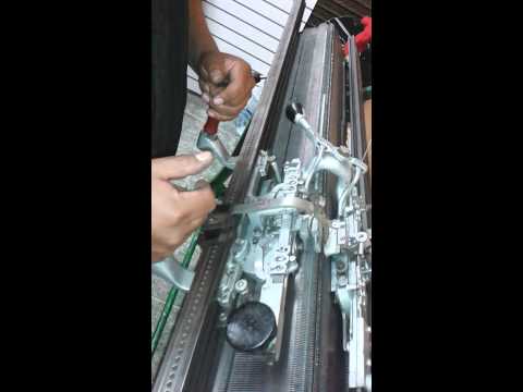 tejer cuellos - Elaboracion de cuellos tipo polo en maquina de tejer rectilinea galga 12.