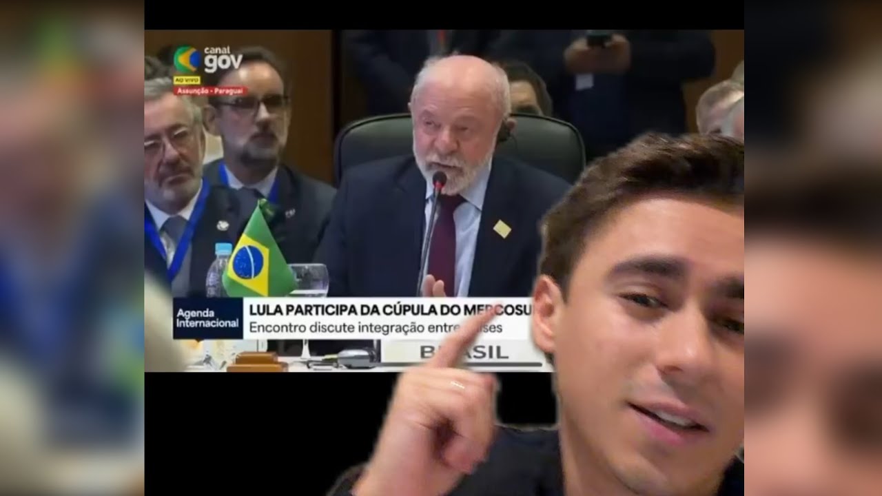LULA MENTE SOBRE ECONOMIA DO PAÍS E NIKOLAS REBATE