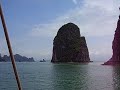 Passing Mountians in Halong Bay, Vietnam