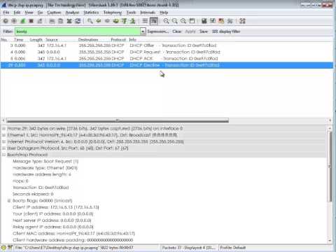 how to troubleshoot dhcp with wireshark