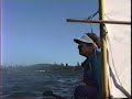 Canoe Sailing, Ocean, rough water, wave splashed rocks