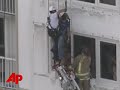 Raw Video: Towering Window Washer Rescue