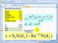 Using Excel to calculate Black-Scholes-Merton option price