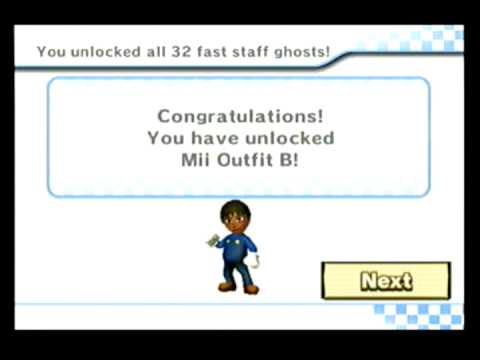 comment avoir mii tenue b dans mario kart wii