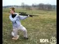Frau vs Fernrohr Waffe Frau vs Fernrohr Waffe