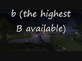 LotRO ABC Notation Drum Sound Check Highest B (b)