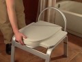Moen Home Care DN7016 Premium Bedside Commode, Glacier