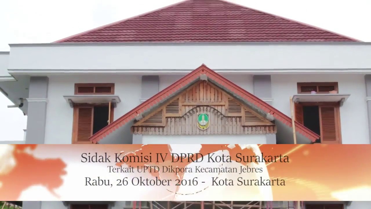 Rabu 26 Oktober 2016 Sidak Komisi IV Pembangunan UPTD Kec Jebres