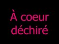 Chrystal & Trish. - Un Amour oubli�