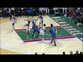 Carlos Defino tells Mickael Pietrus an emphatic no with a monster rejection.