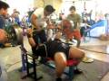 Jaime Barrezueta 280 kg catg mas de 125 -Sudamericano Press de Banco 2008