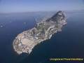 Vista aerea de la Bahia de Algeciras y Gibraltar