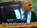 ماجدة عراقية تدافع عن الرئيس صدام حسين في المحاكمة