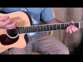Bob Seger Inspired Easy Acoustic Song Guitar Lesson - Easy Songs on Guitar