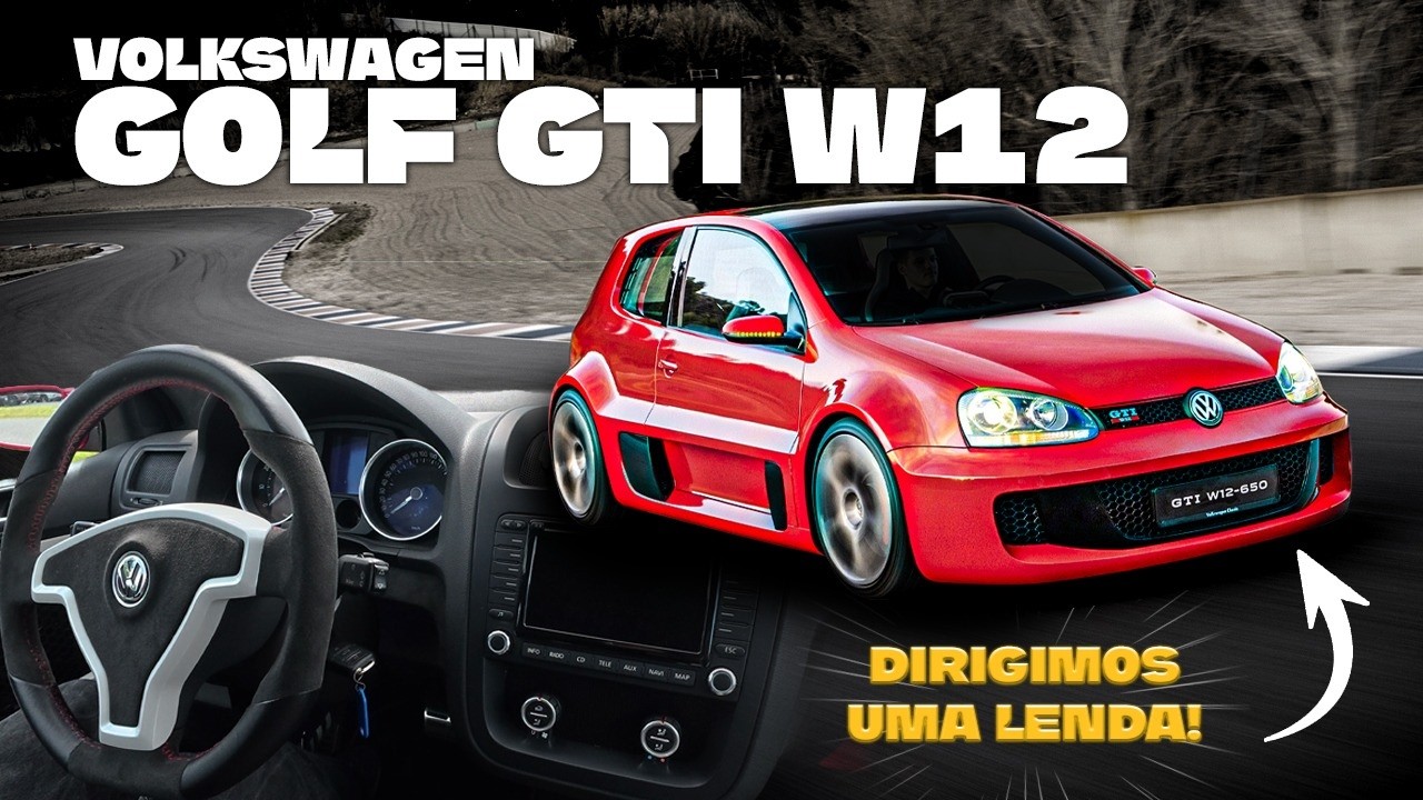 MOTOR DE BENTLEY e SUSPENSÃO DE LAMBORGHINI: ANDAMOS NO GOLF GTI mais INSANO da HISTÓRIA!
