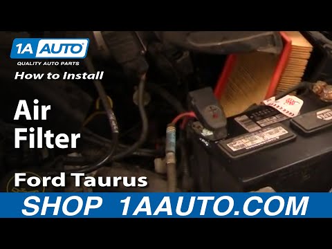 How To Install Replace Air Filter Ford Taurus Mercury Sable 98-07 1AAuto.com